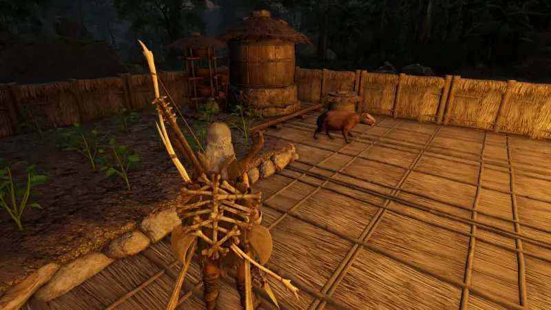 Friendly capybara guest